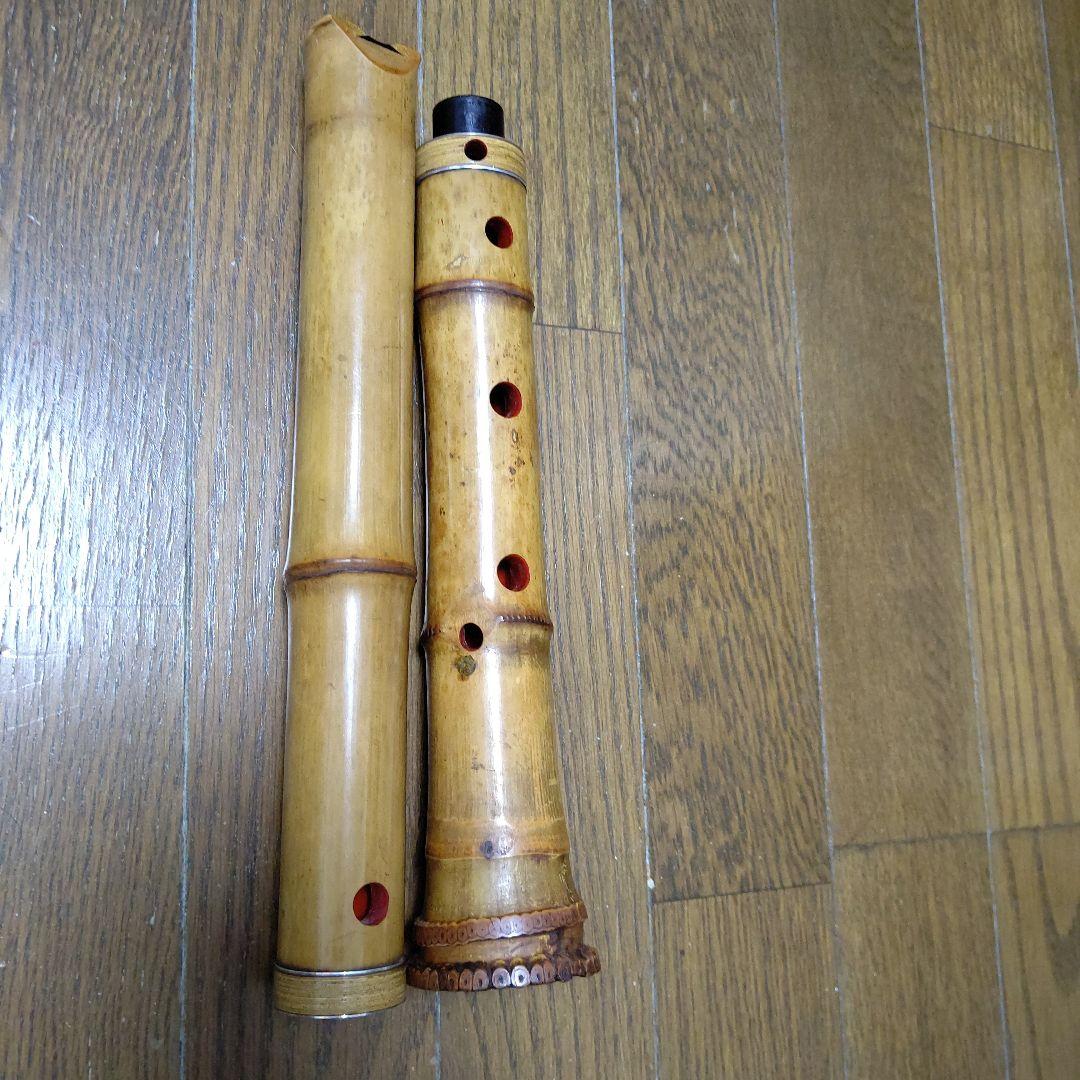 在銘尺八（精華）一尺八寸管　七孔　検　和楽器　尺八　虚無僧　伝統音楽