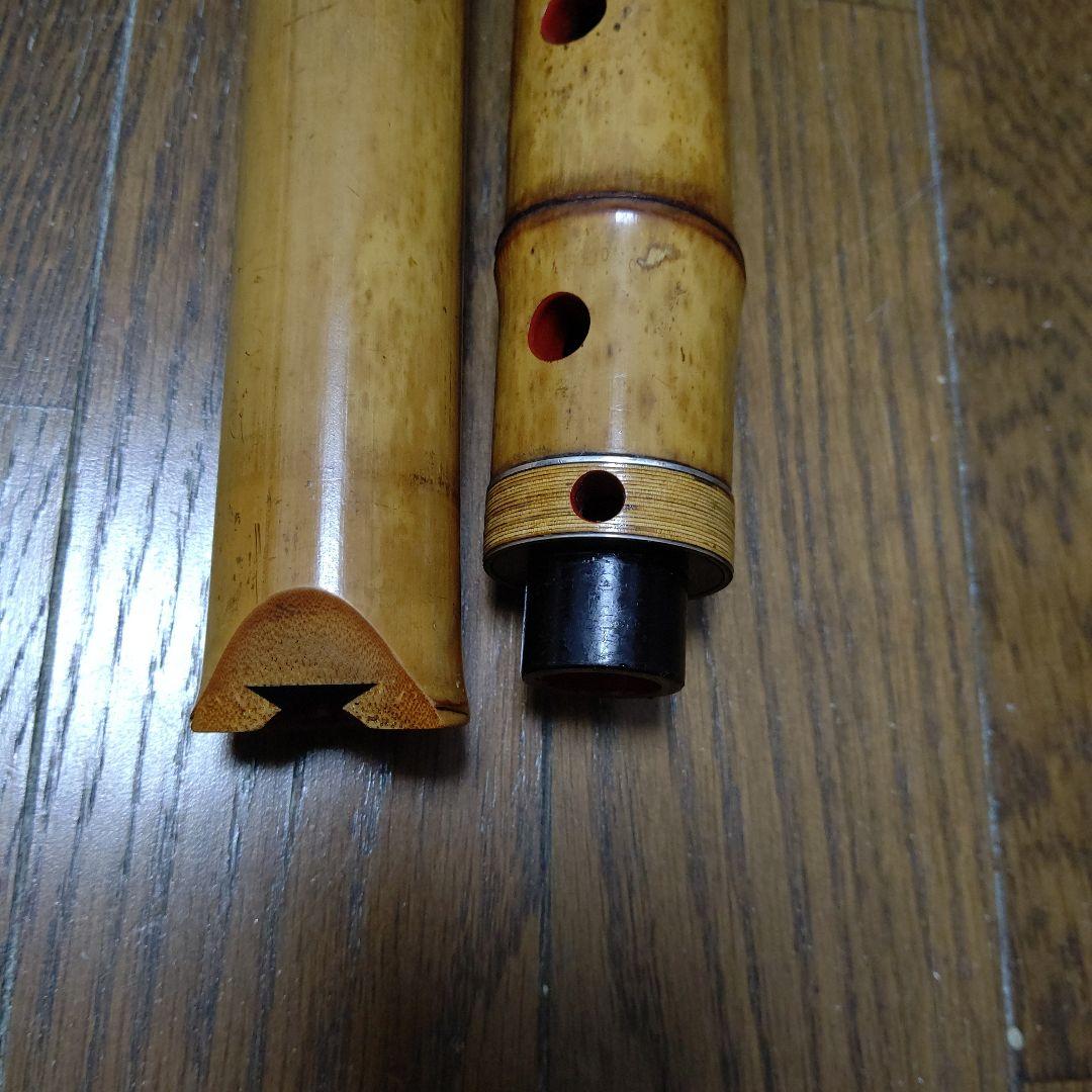 在銘尺八（精華）一尺八寸管　七孔　検　和楽器　尺八　虚無僧　伝統音楽