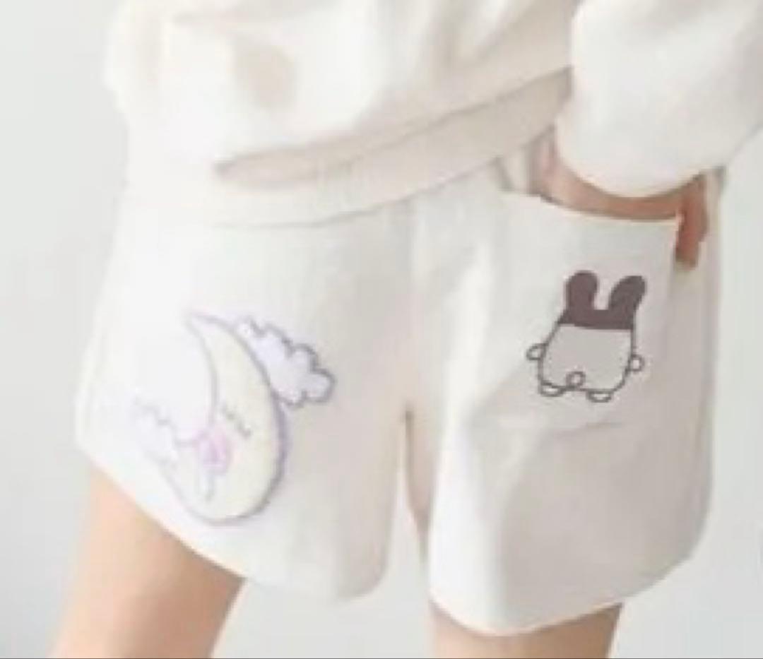 SNIDEL  ニットショートパンツ みみっち たまごっち
