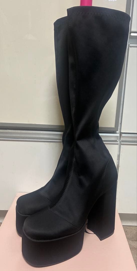 Darich ダーリッチ　ウルトラストレッチロングブーツ　M ブラック　BLK