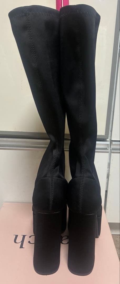 Darich ダーリッチ　ウルトラストレッチロングブーツ　M ブラック　BLK