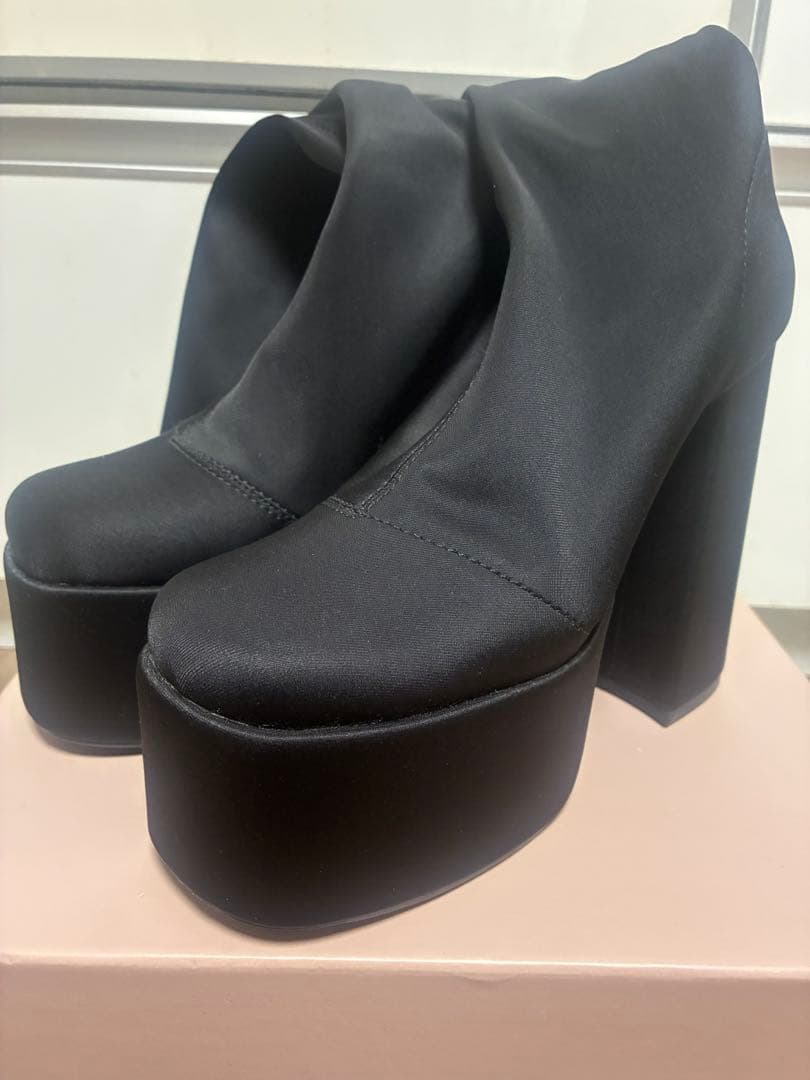 Darich ダーリッチ　ウルトラストレッチロングブーツ　M ブラック　BLK
