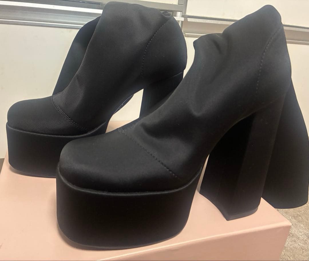 Darich ダーリッチ　ウルトラストレッチロングブーツ　M ブラック　BLK