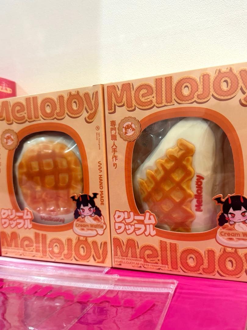 【３種セット】メロジョイスクイーズ♡クリームワッフル&焼き餅♡