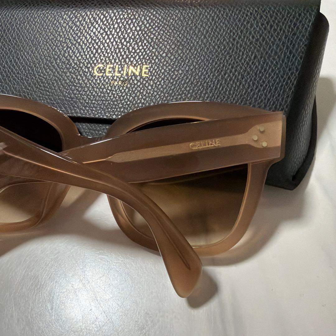 nnCELINE ブラウン サングラス ケース付き