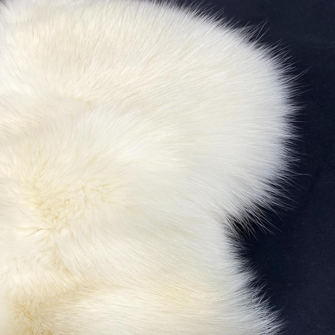 PB216 振袖用　ブランド　リアルファー　LANVIN SAGA FOX