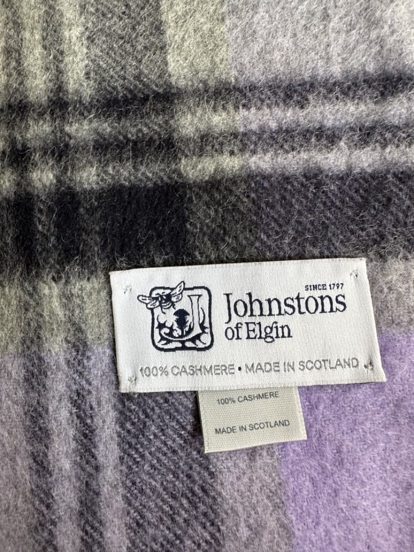 【未使用】Johnstons ジョンストンズ 別注 ストール