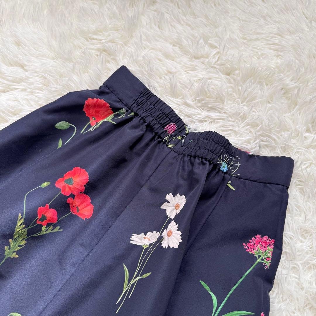 【極美品】snidel スナイデル フレアプリントスカート　花柄　25SS
