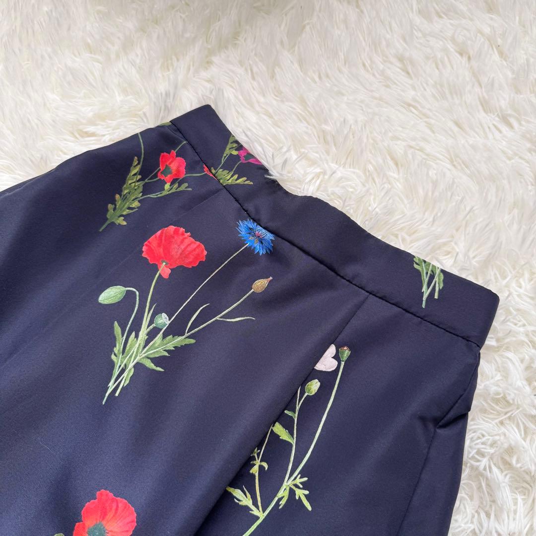 【極美品】snidel スナイデル フレアプリントスカート　花柄　25SS