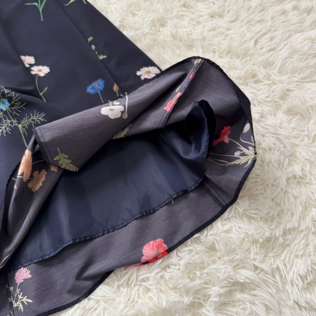 【極美品】snidel スナイデル フレアプリントスカート　花柄　25SS