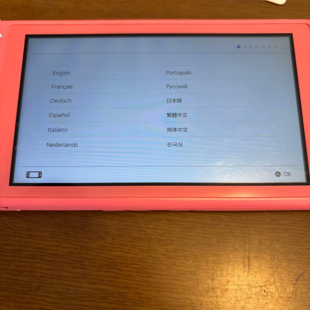 そ*ー様 Nintendo Switch Lite コーラル 本体 初期化済み
