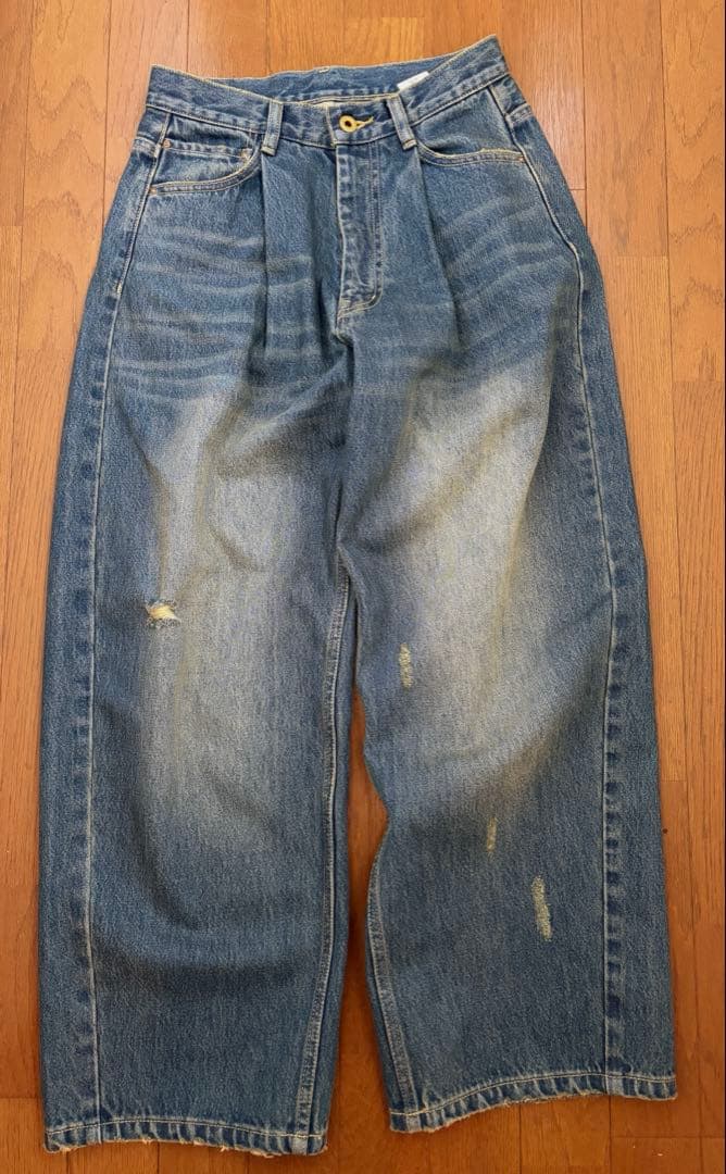 パンツ Spick & Span 5 1/2 TUCKBARREL DENIM