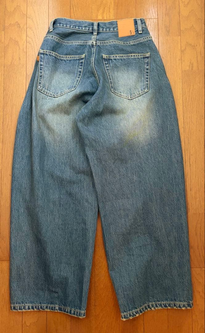 パンツ Spick & Span 5 1/2 TUCKBARREL DENIM