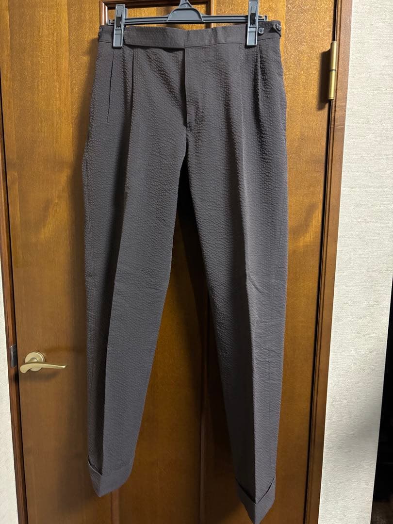 CARUSO ブラウン ダブルブレスト スーツ⭐︎BEAMS購入⭐︎46サイズ⭐︎