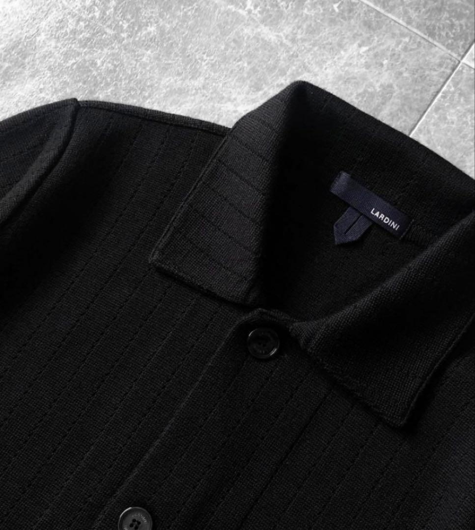 LARDINI 12ゲージウールミラノリブニットカバーオール BEAMS 干場