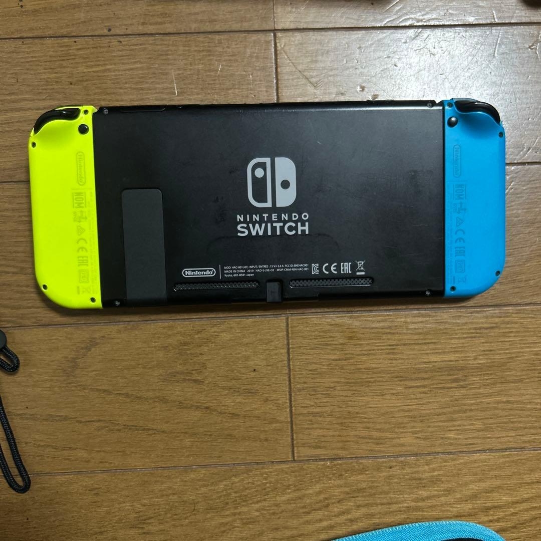 Nintendo Switch 青/黄 本体バッテリー増強版