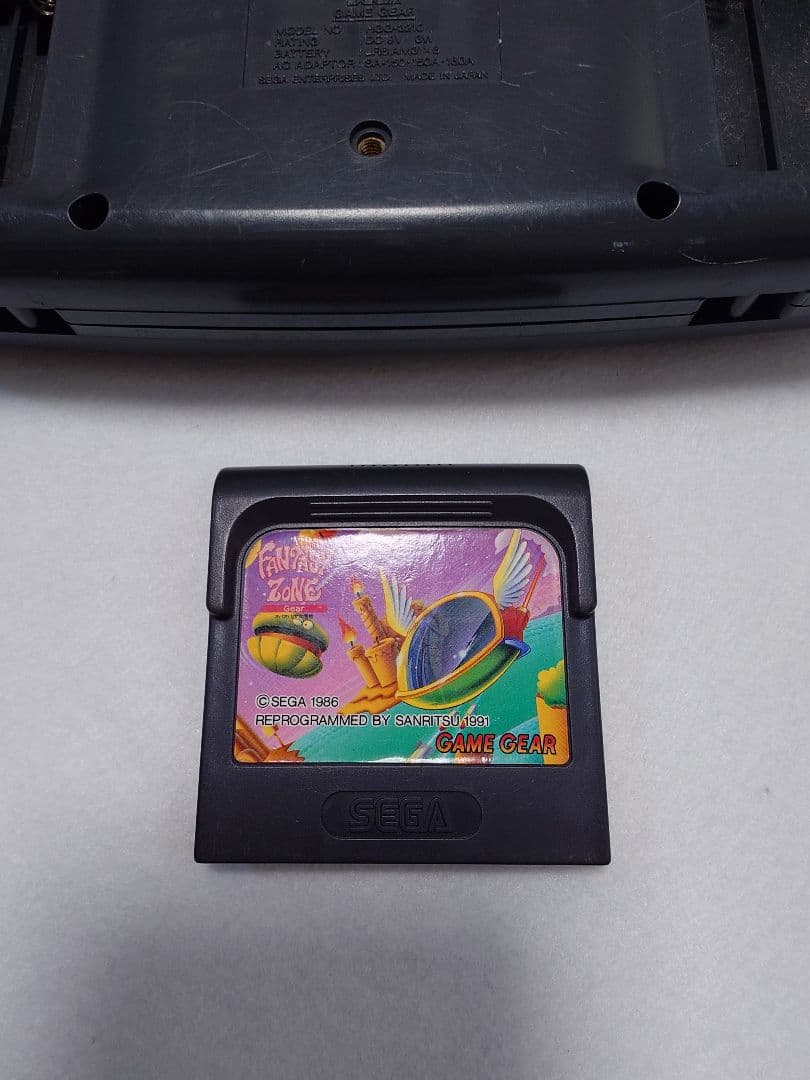SEGA Game Gear + Fantasy Zone ジャンク