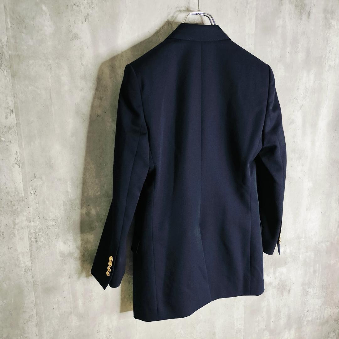 【エディ期/極美品】セリーヌ ダブルブレザー 金ボタン ダイアゴナルウール 34