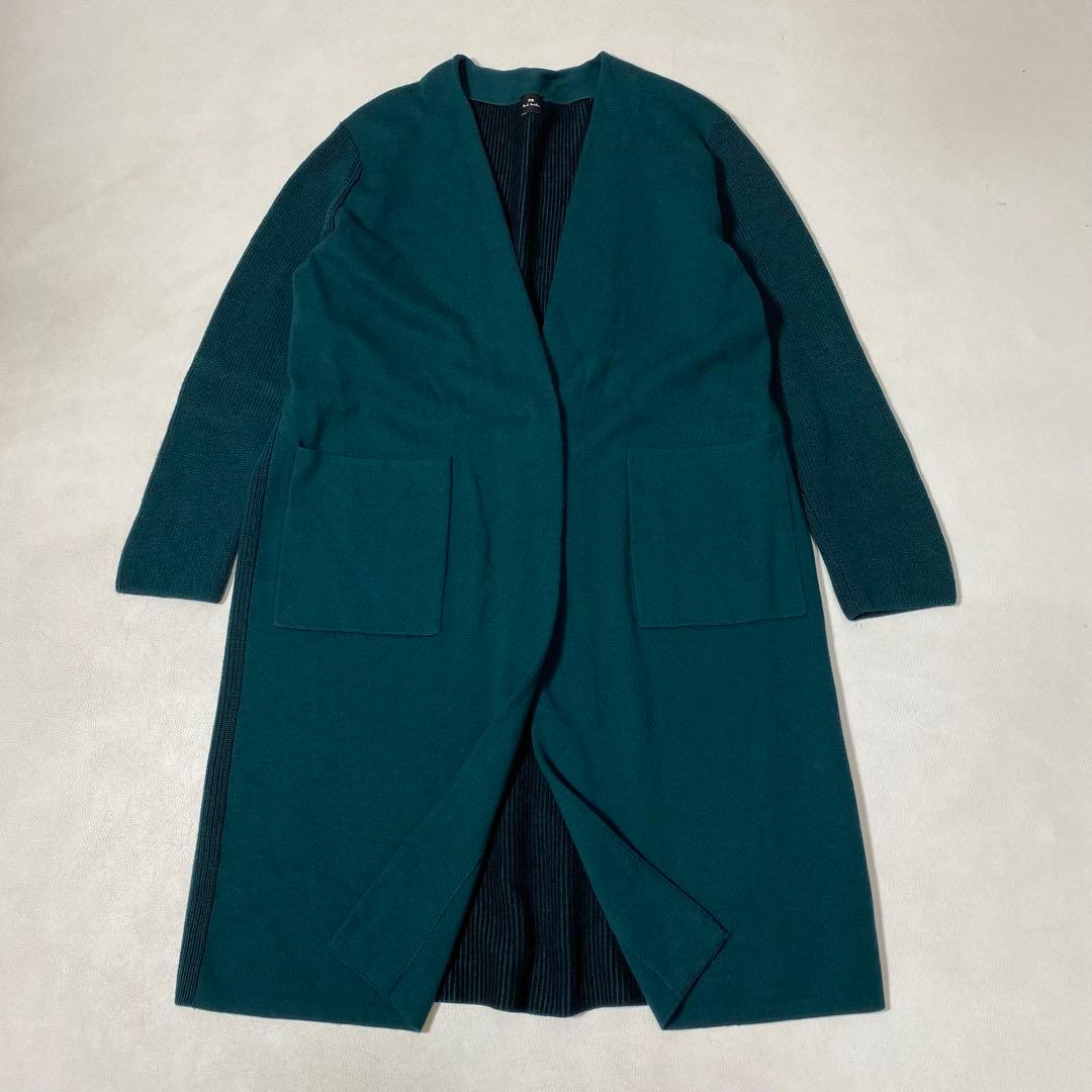 PS Paul Smith ウール ロングニットカーディガン コーディガン XL