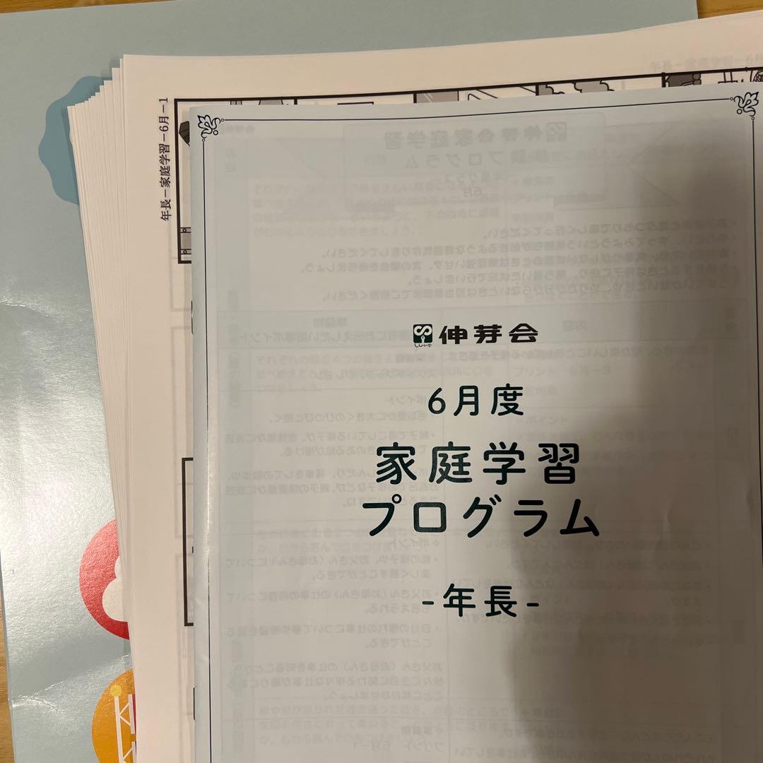 【専用】伸芽会 家庭学習プログラム 年長 11〜7月（9ヶ月分）