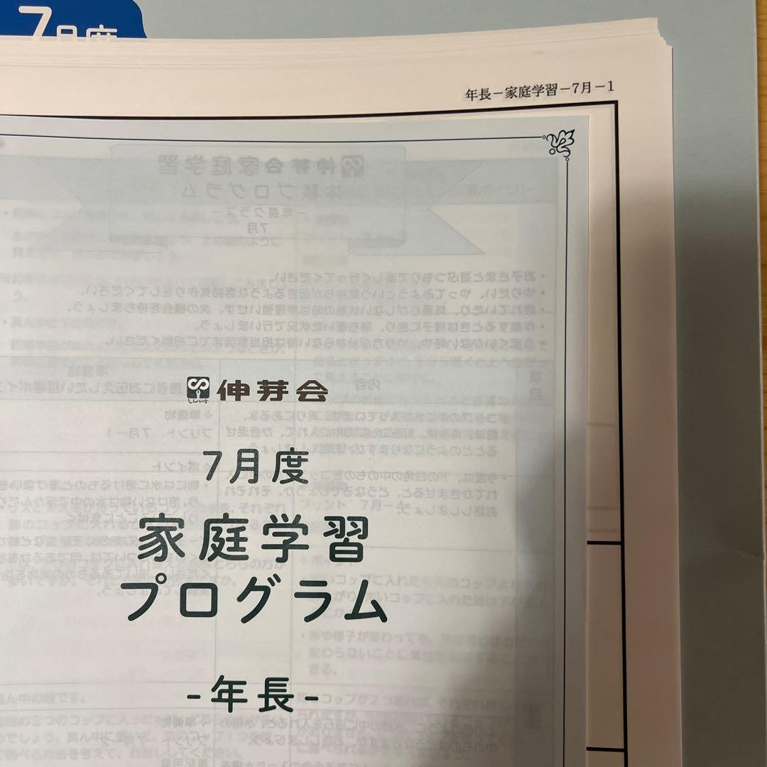 【専用】伸芽会 家庭学習プログラム 年長 11〜7月（9ヶ月分）