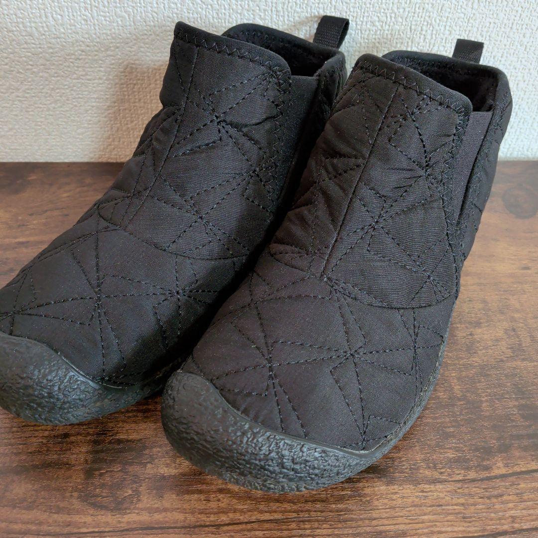 【美品】KEEN キーン ハウザー アンクルブーツ ブラック 黒 24.5