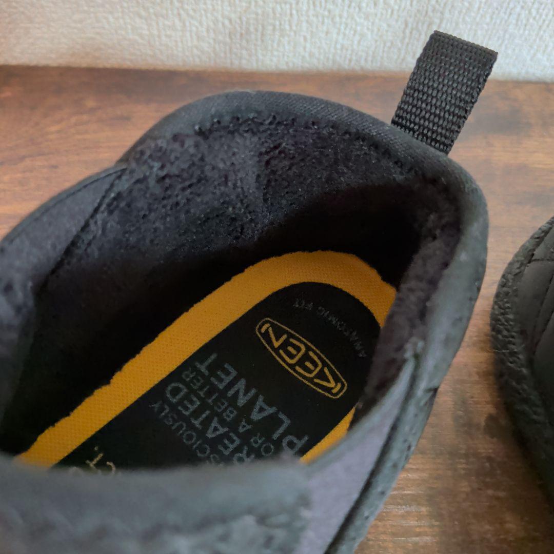 【美品】KEEN キーン ハウザー アンクルブーツ ブラック 黒 24.5