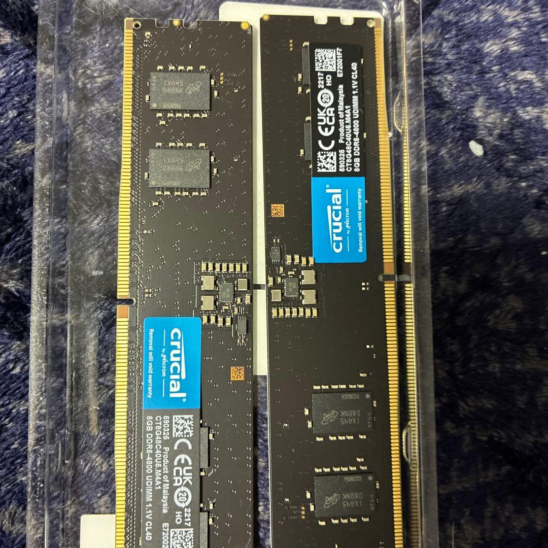 Crucial 16GB DDR5-4800 メモリキット