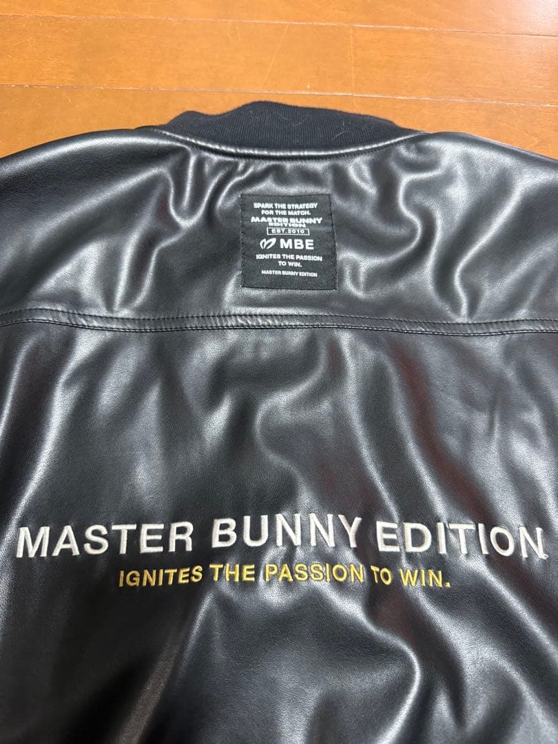 MASTER BUNNY EDITION 超美品　革ジャン黒サイズ4