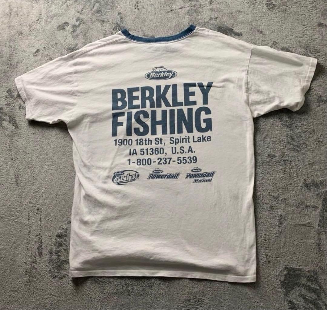 USA製berkleyバークレイ ラッセルtシャツ　リンガーネック　70s80s