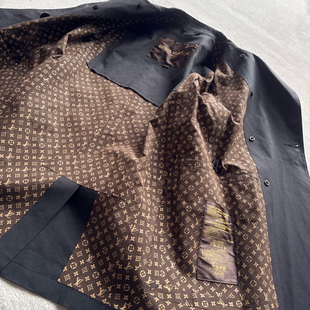 LOUIS VUITTON【S-M】モノグラムマッキントッシュダブルハーフコート