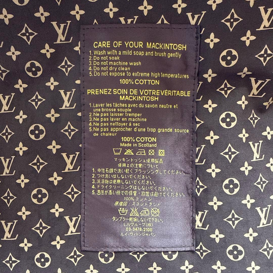 LOUIS VUITTON【S-M】モノグラムマッキントッシュダブルハーフコート