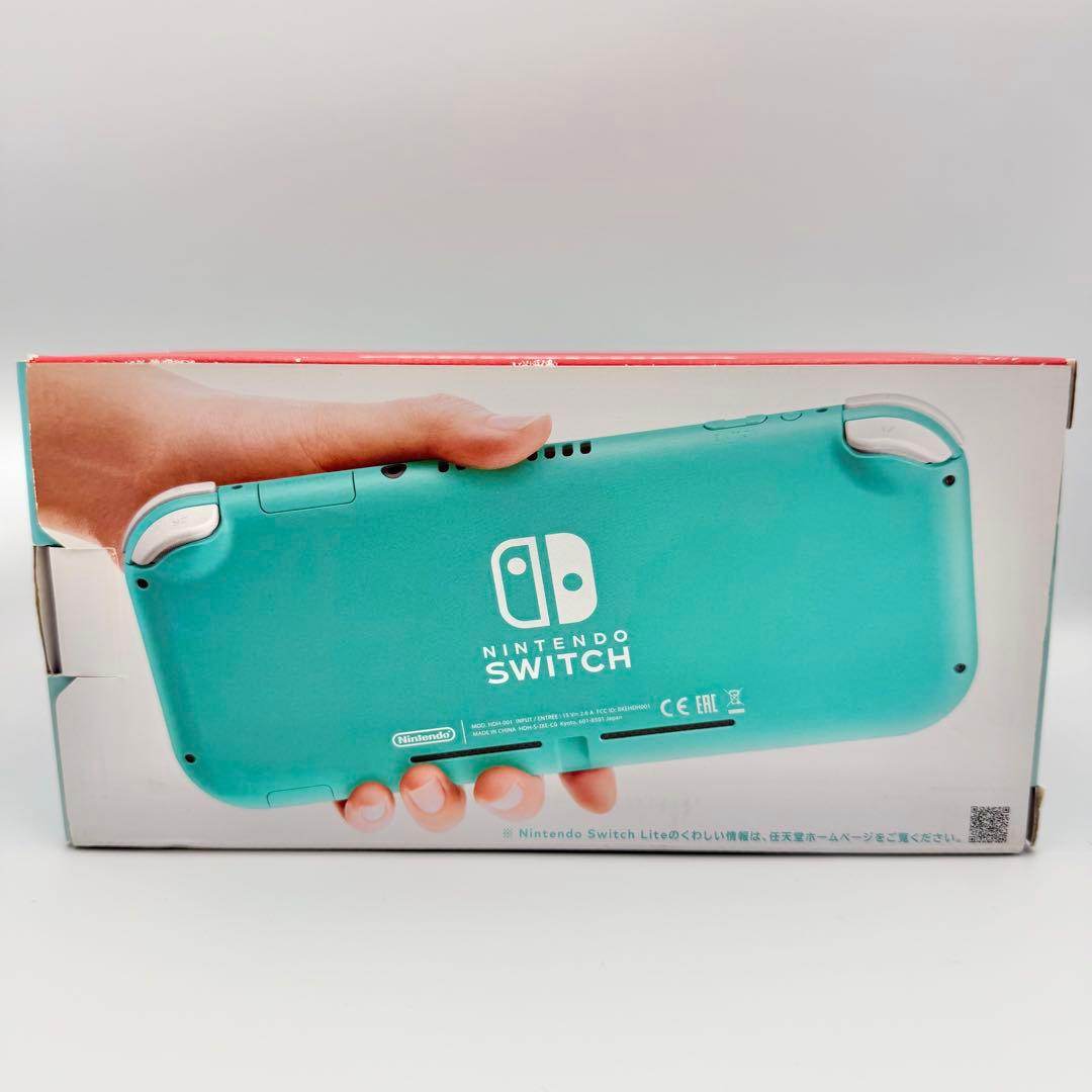 【極美品】Nintendo Switch Lite ターコイズ 箱付 AC付