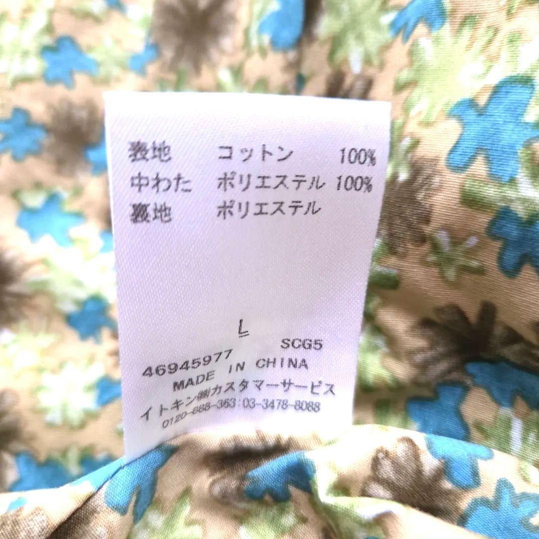 新品sybillaシビラL ベージュスプリングコート 花柄ライナーベルト付き美品