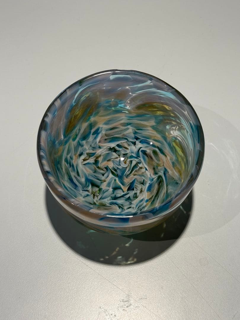 福圓富信 吹きガラス碗