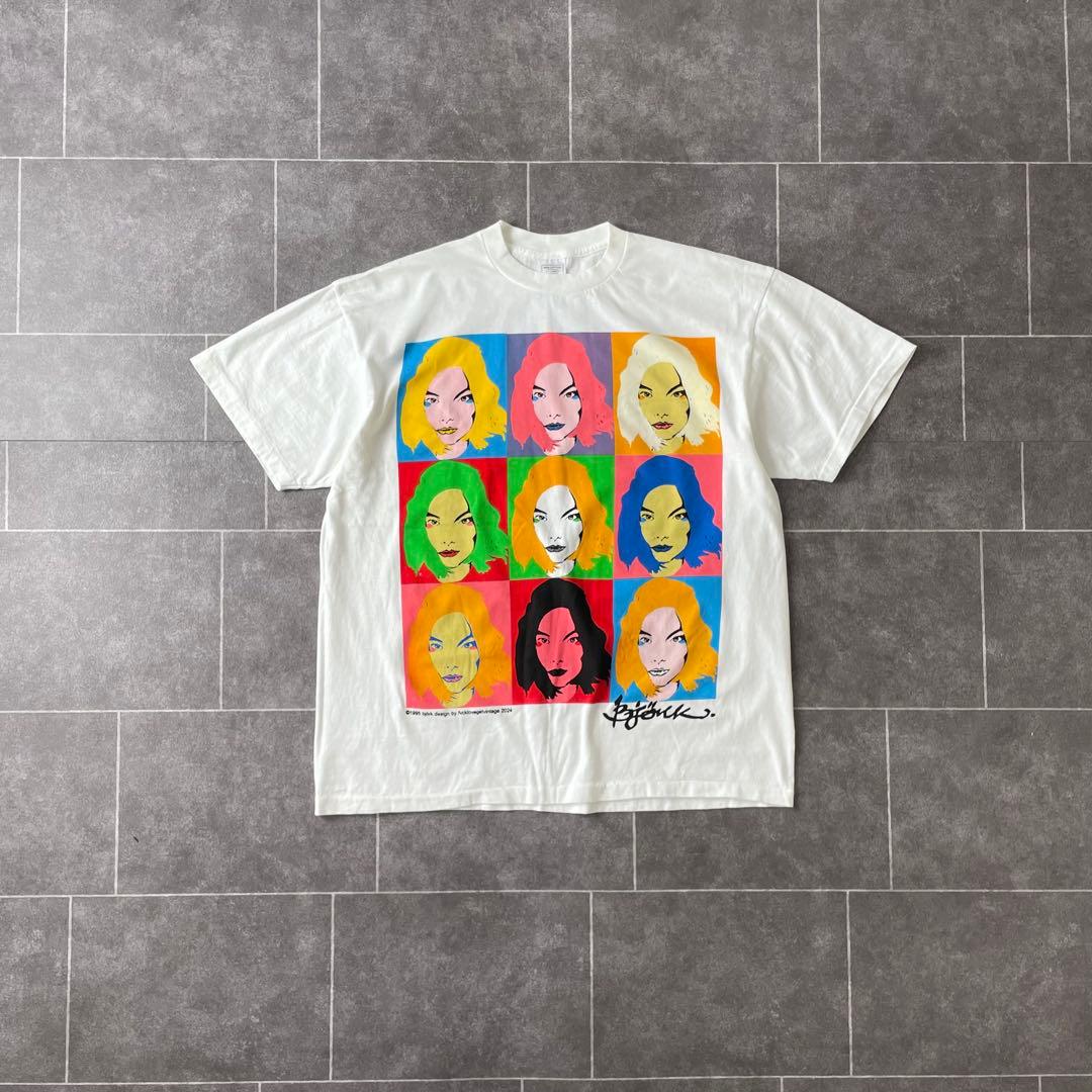 Bjork ビョーク POST アートプリント ロックTシャツ ホワイト XL