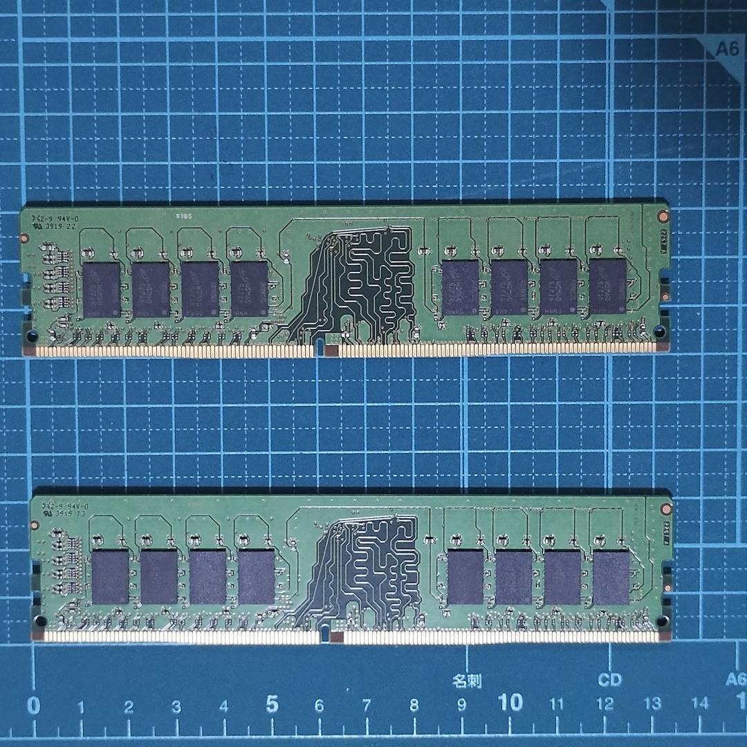 Crucial DDR4-3200 CL22 16GBx2枚 メモリ