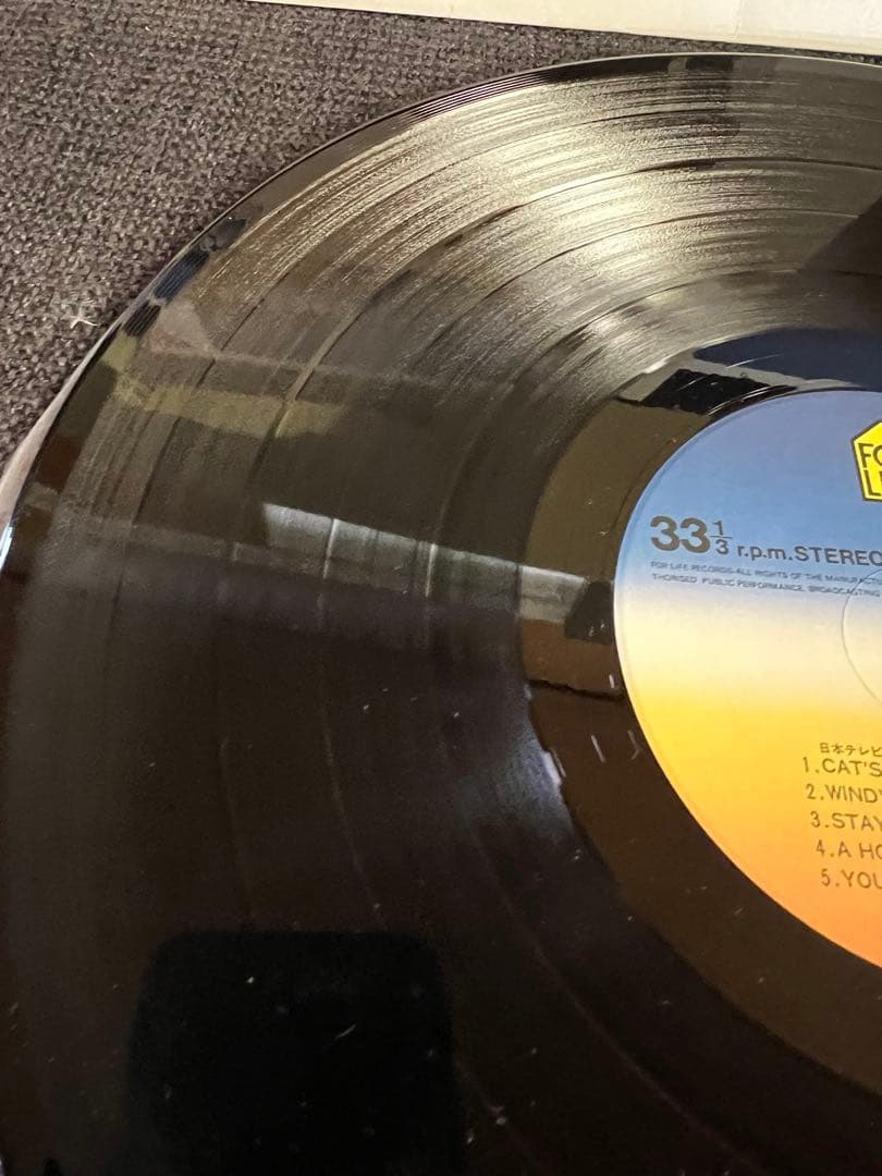杏里 Timely!! 帯付LPレコード初回盤 1983年 FOR LIFE