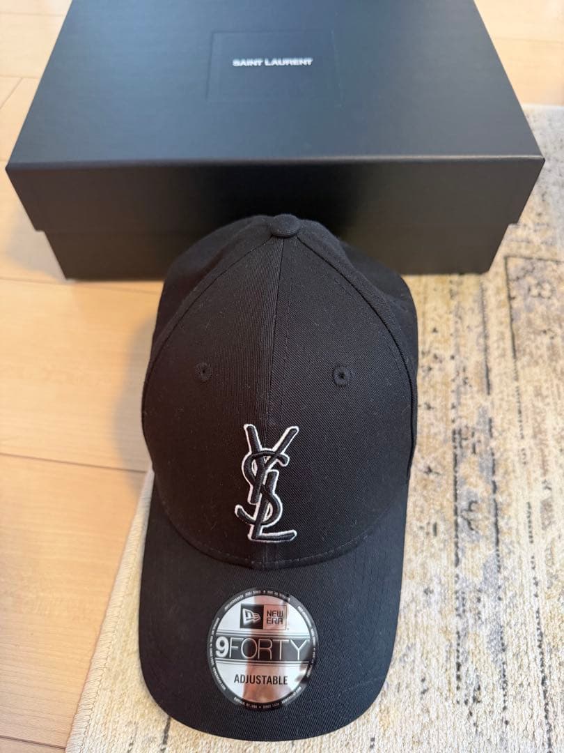 SAINT LAURENT 9FORTY ブラックキャップ