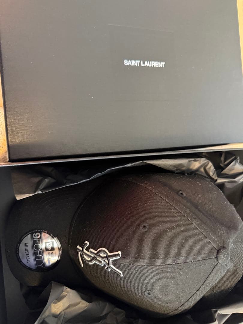 SAINT LAURENT 9FORTY ブラックキャップ