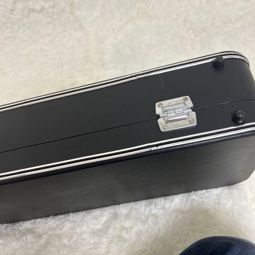 尺八　８本収納　キャリングケース　レザー　ハードケース
