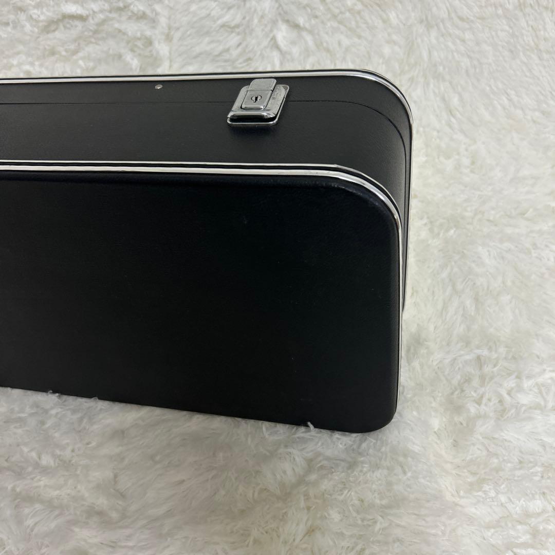尺八　８本収納　キャリングケース　レザー　ハードケース