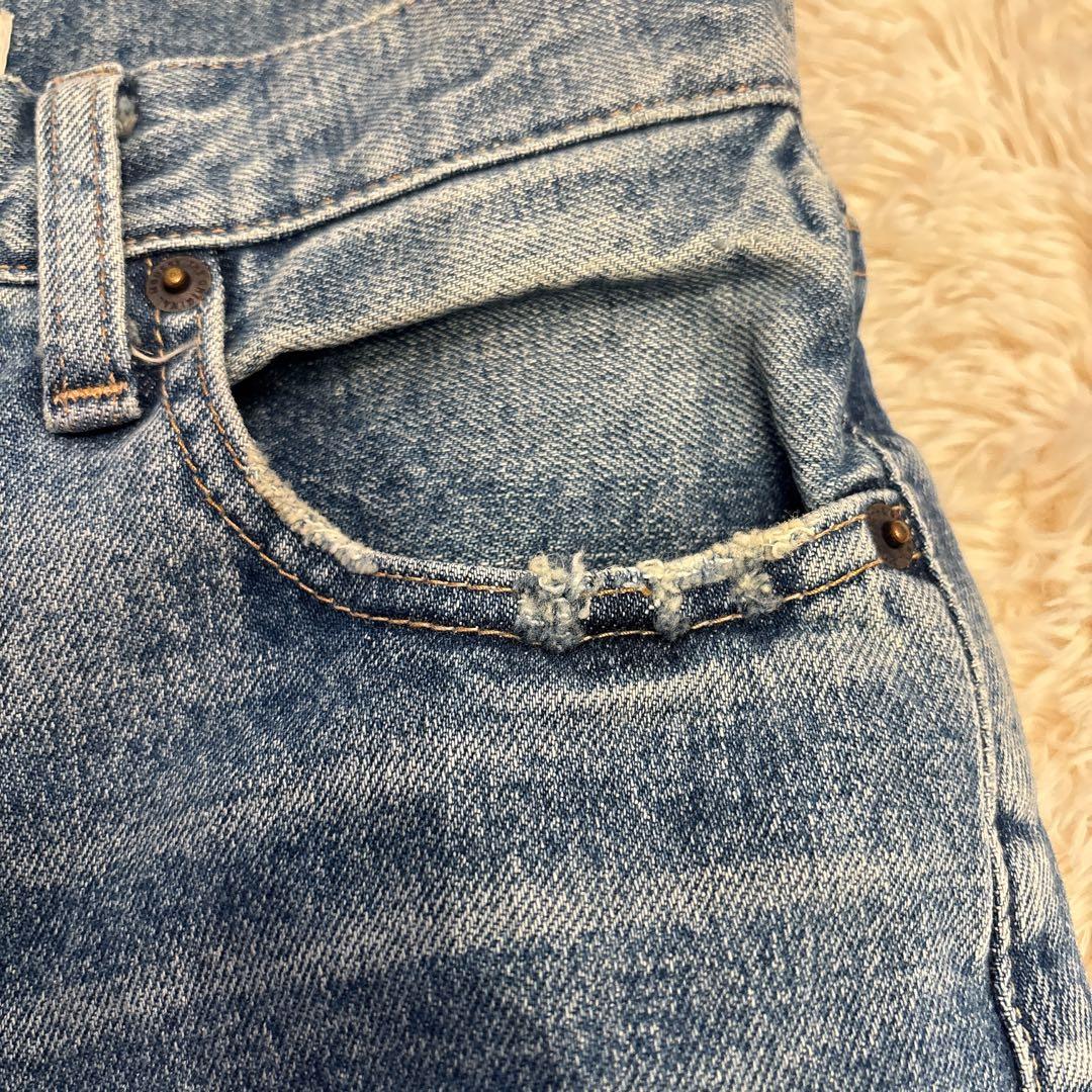 moussy デニムパンツ　ハイウエスト　フレアパンツ　MVS 26サイズ