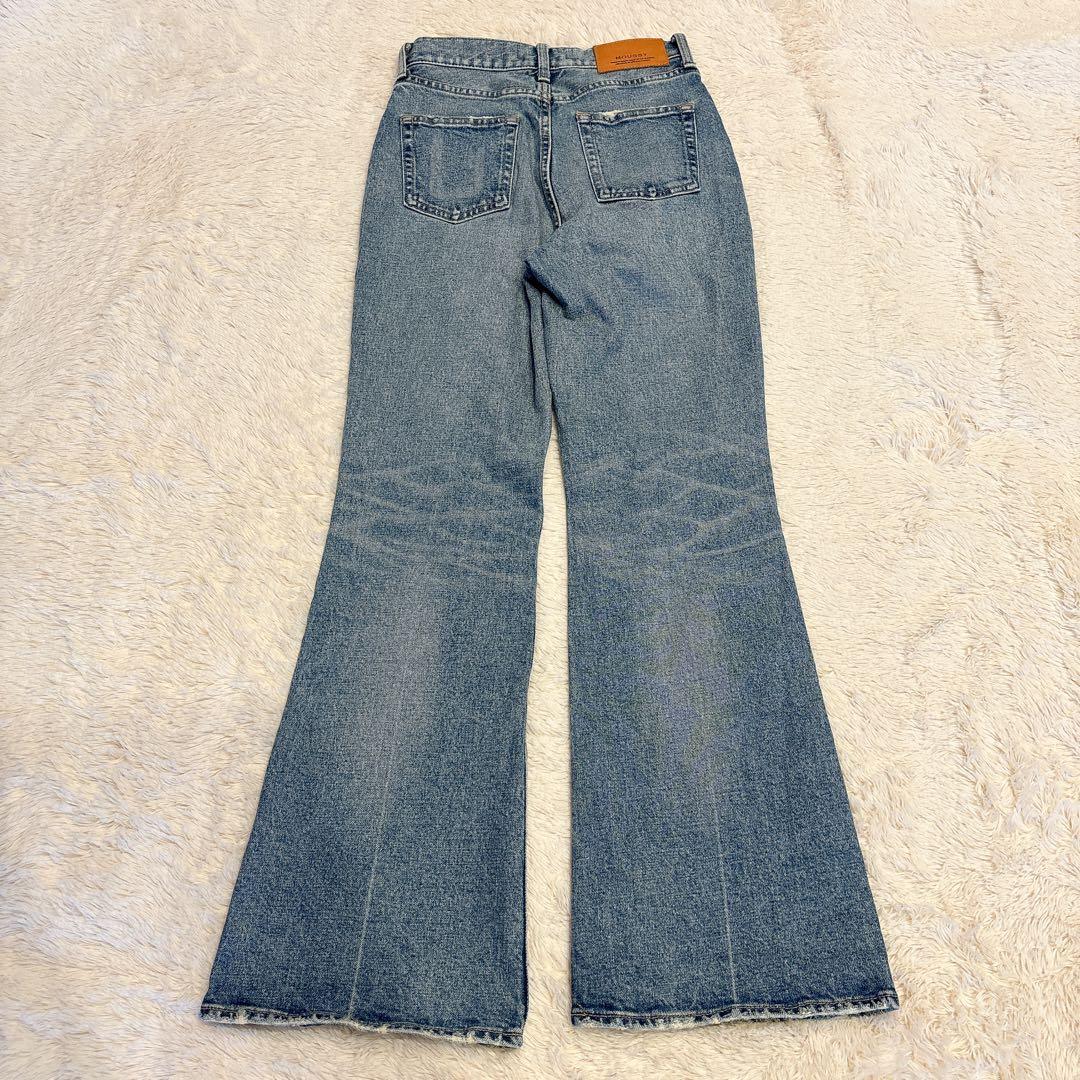 moussy デニムパンツ　ハイウエスト　フレアパンツ　MVS 26サイズ