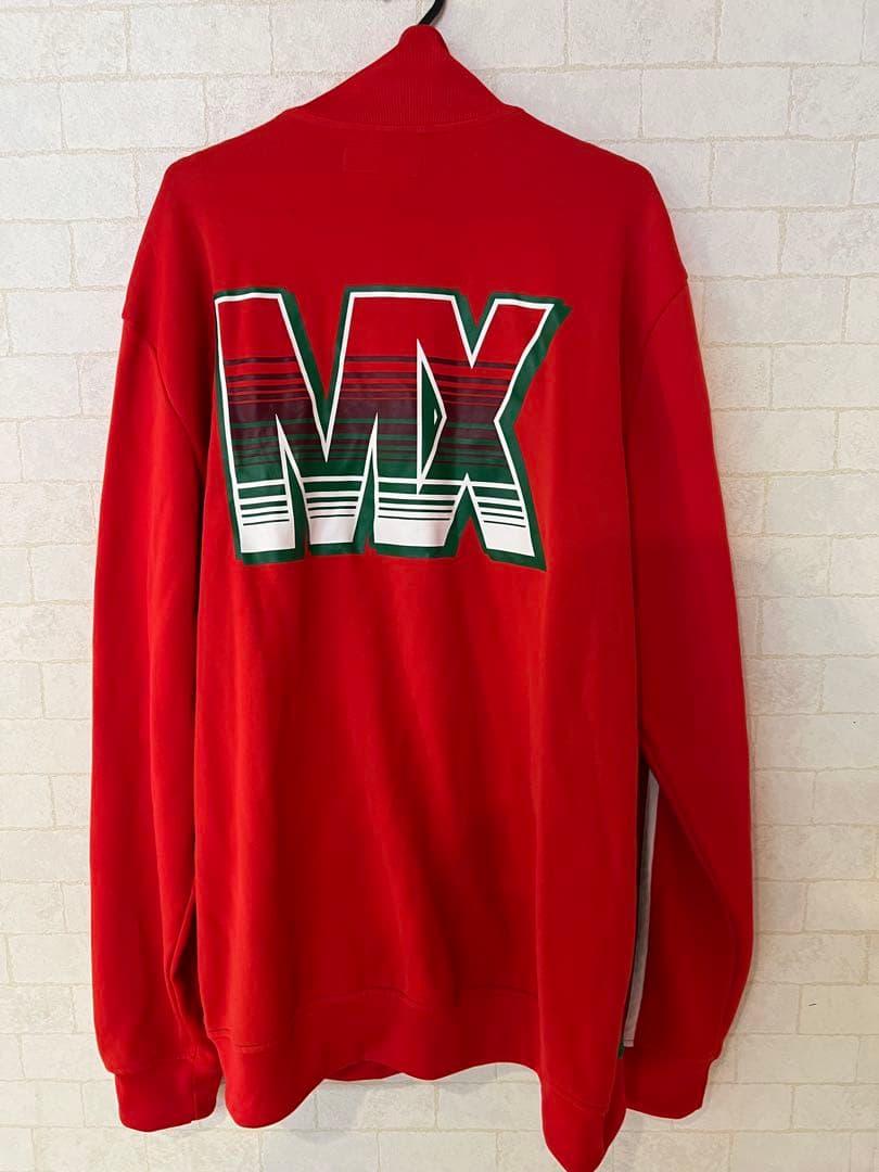 激レア　美品 adidas トラックジャケット　XL サッカー　Y2K メキシコ