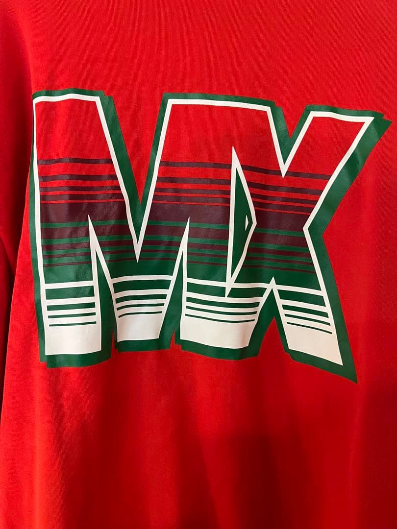 激レア　美品 adidas トラックジャケット　XL サッカー　Y2K メキシコ