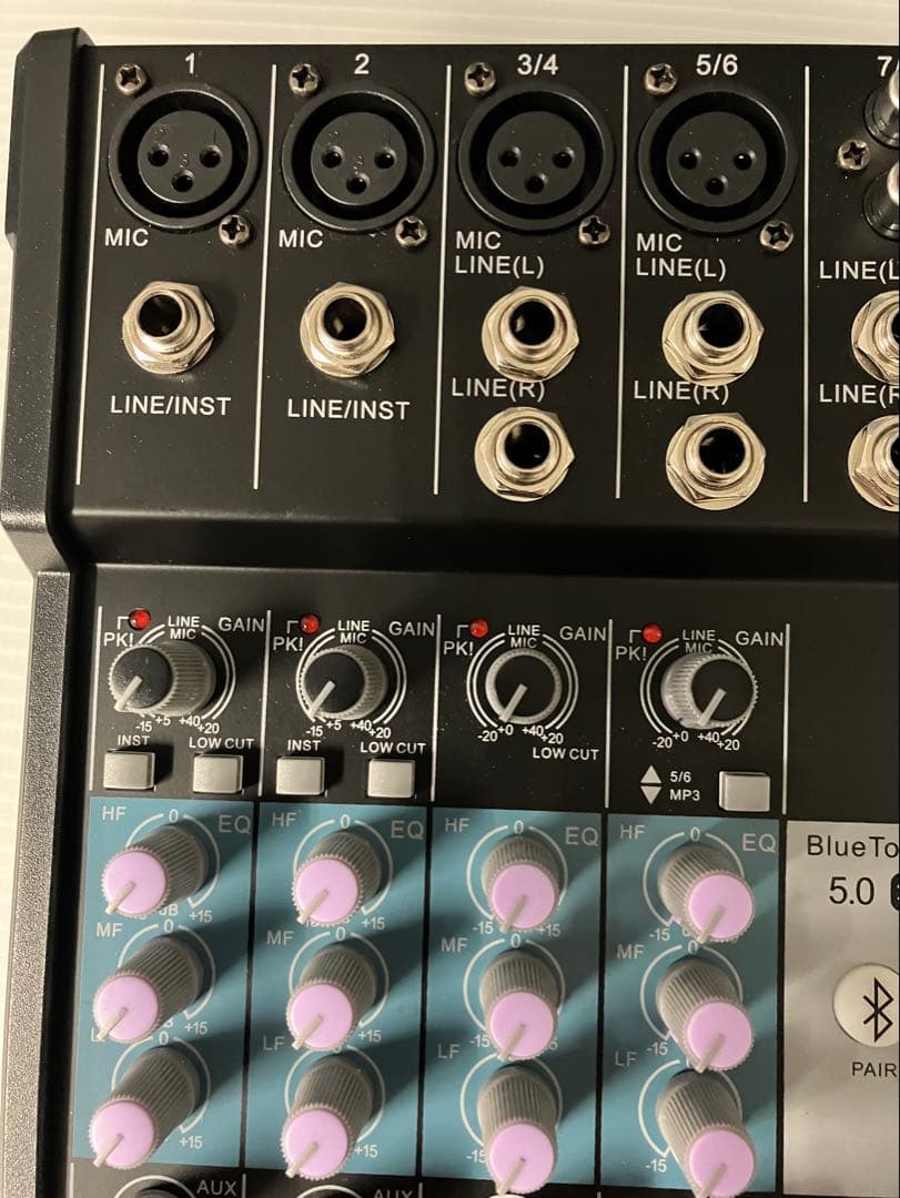 美品元箱入りDepusheng MX8 アナログミキサーエフェクト付きです。