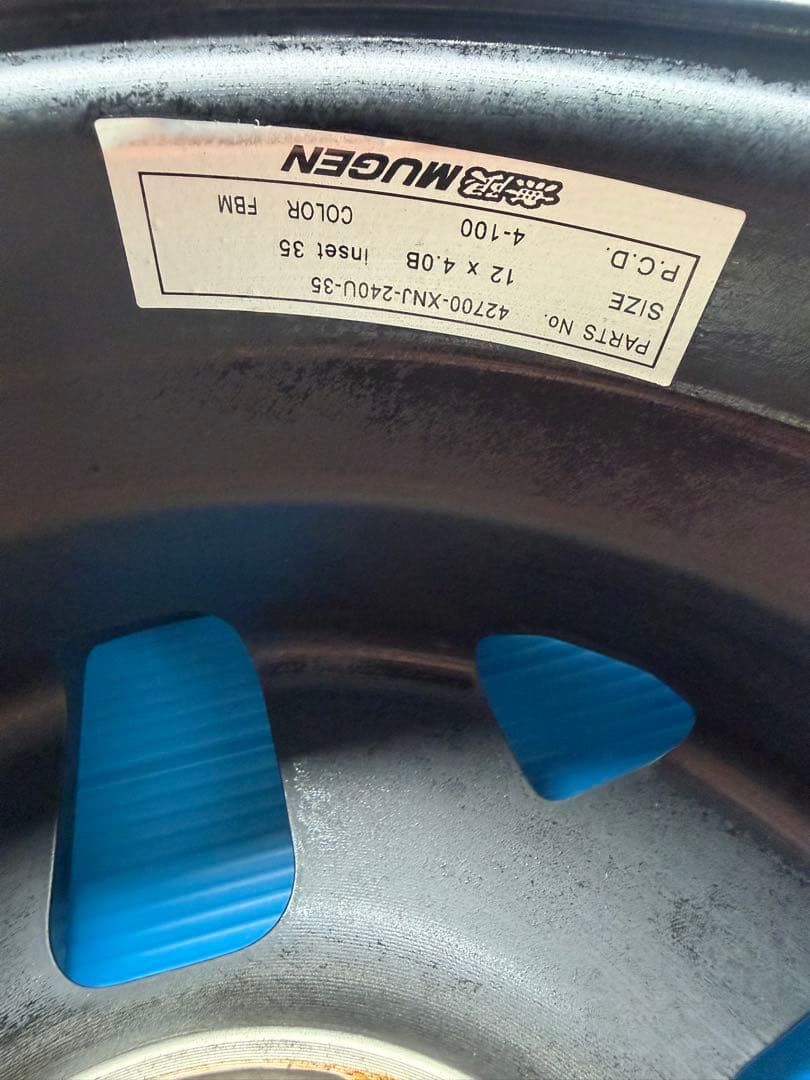 ［引き取り希望］MUGEN 無限　MD5 N-VAN 12インチホイール