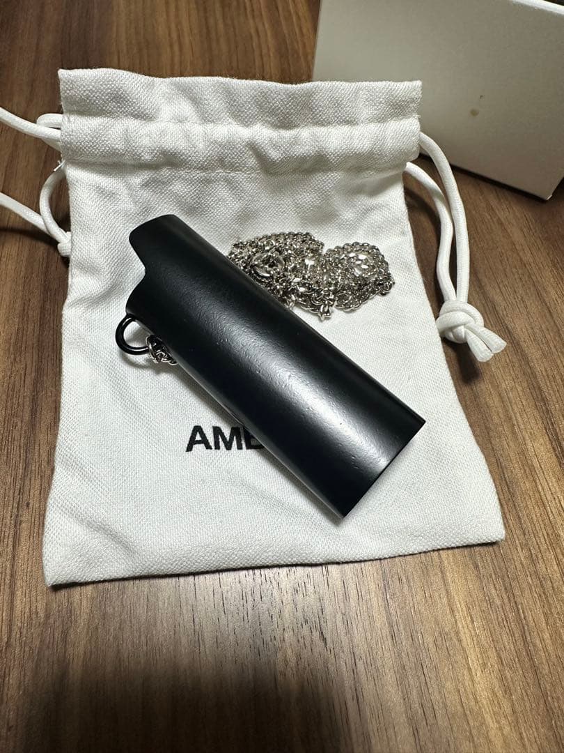 AMBUSH ライター ケース シルバー ネックレス