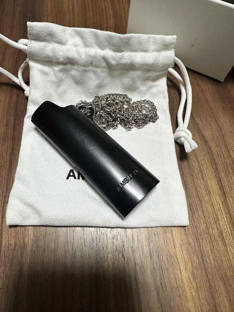 AMBUSH ライター ケース シルバー ネックレス